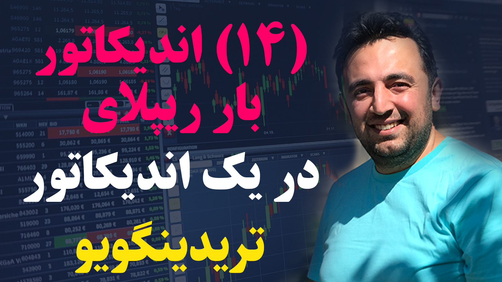 ترکیب 14 اندیکاتور در یک اندیکاتور با بار ریپلای تریدینگ ویو